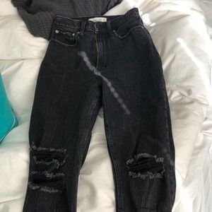 Ultra High Rose Ankle Straight Jeans